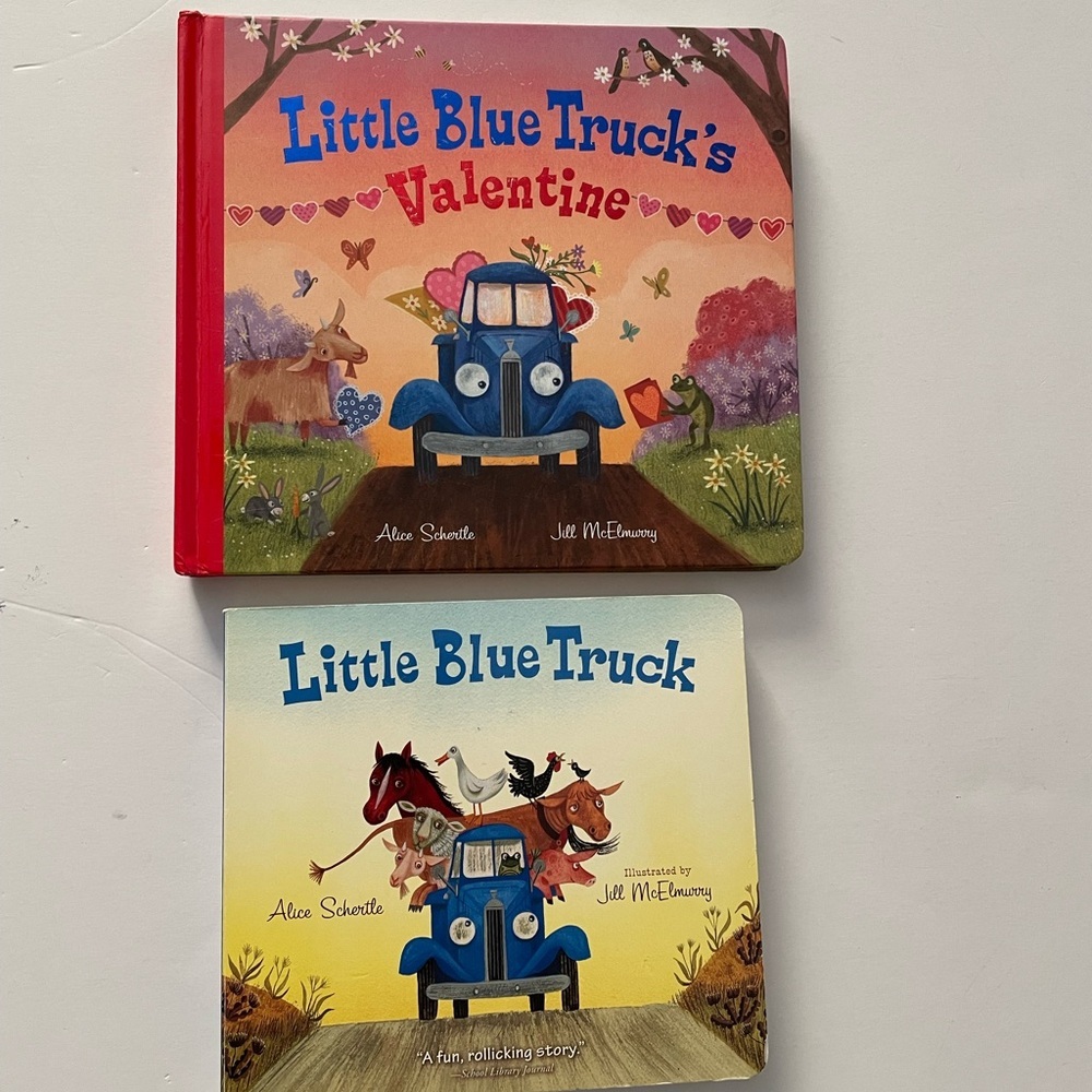 Two Little Blue Truck's Children Books, Valentine (Hardcover)